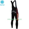 Fietsbroek Lang met Bretels 2018 Cinelli Chrome N001 Winter Thermal Fleece